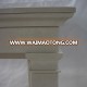 Man made micro marble fireplace mantel