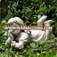 Young figure statue decorative concrete molds