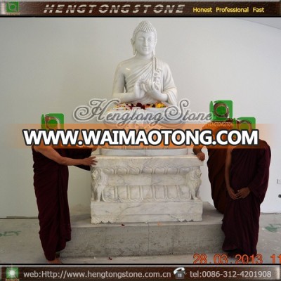 Marble Carved Large Stone Buddha Statues for Sale