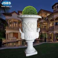 Low Price Decoration Marble Garden Urn Planter Wholesale