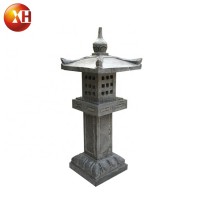 Fujian Stone Lantern Factory Natural Granite Japanese Lantern Garden Lawn Light For Outdoor Landscape Garden Decoration