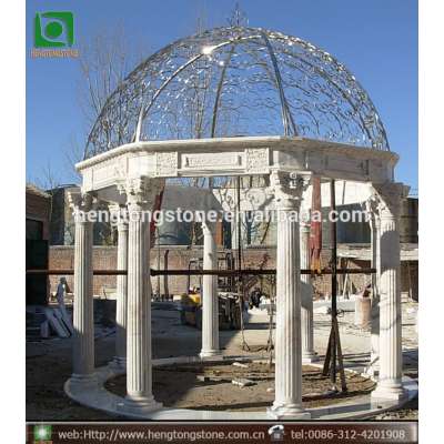 Natural Stone Pillar Gazebo Pavilion