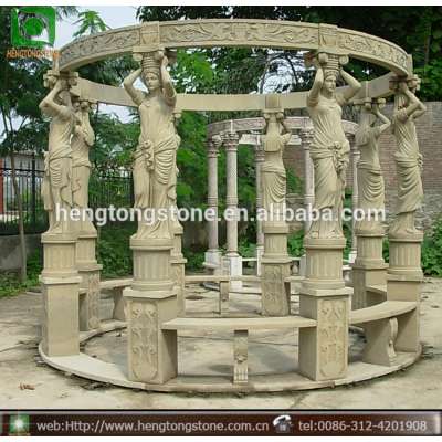 Natural Marble Cheap Outdoor Pavilion Price