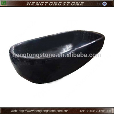 Black Faux Stone Bathtub for Children